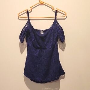 Venus Cold Shoulder Blouse  Size Large